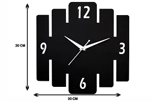 Divine Sapphire Wooden Five Line Wall Clock for Home | MDF Wooden Wall Clock (Five Line-304)-thumb3
