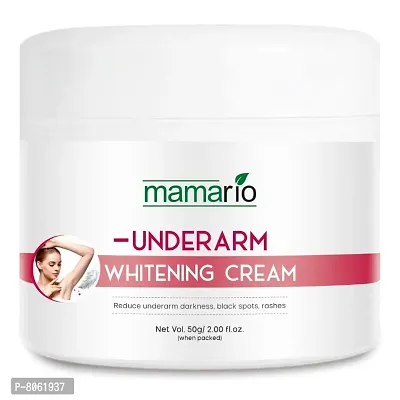 Mamario Underarm Whitening Cream enrich Alpha Arbutin ,Niacinamide , Vitamin E  (50 g)-thumb0