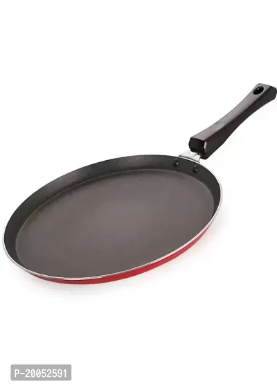 Dosa Tawa High Quality Special Nonstick Dosa Tawa, Flat Base dosa Tawa, 12cm*1.8cm (3 Layered Coated)-thumb2