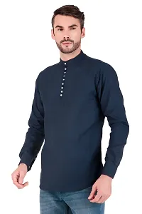 Stylish Cotton Short Kurta for Men-thumb3