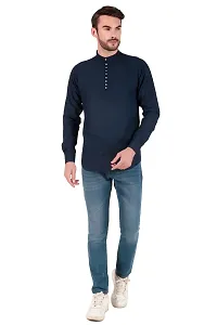 Stylish Cotton Short Kurta for Men-thumb1