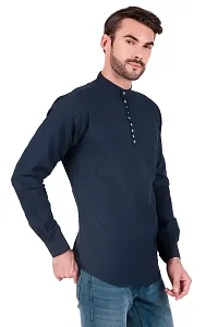 Stylish Cotton Short Kurta for Men-thumb2