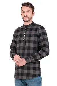 Stylish Cotton Short Kurta for Men-thumb3