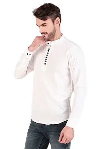 Stylish Cotton Short Kurta for Men-thumb1