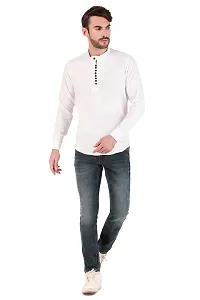 Stylish Cotton Short Kurta for Men-thumb3