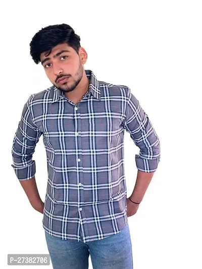 Reliable Multicoloured Cotton Checked Long Sleeves Casual Shirts For Men