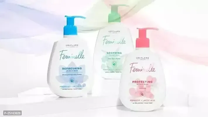 Feminelle Refreshing Intimate Wash in 3 different flavors-thumb0