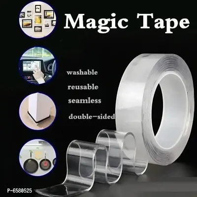 Grip Tape 3 m Double-sided Tape  (White Pack of 1)