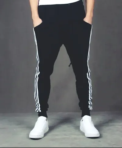 Stylish Polyester Blend Joggers Track Pant For Men