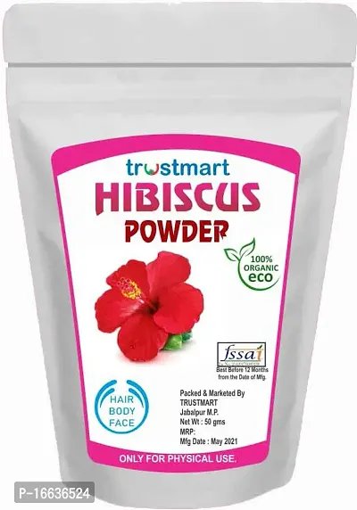 TRUSTMART  Organic Amla,Reetha,Shikakai,Bhringraj,Hibiscus and Henna Powder 300g Each 50g-thumb5