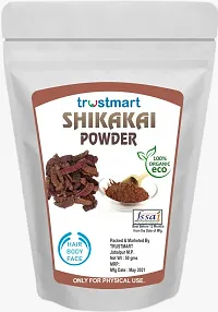 TRUSTMART  Organic Amla,Reetha,Shikakai,Bhringraj,Hibiscus and Henna Powder 300g Each 50g-thumb1