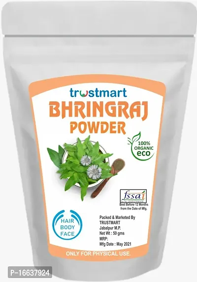 TRUSTMART Natural Herbal Amla,Reetha,Shikakai,Bhringraj and Henna Powder 250g Each 50g Pack-thumb5