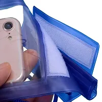 Vinay Sales Mobile Waterproof Plastic Bag Pouch for Phones Touch Sensitive Transparent Universal Cover for All Phones - Random Color-thumb1