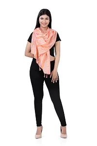 Women Printed Scarf Stole with Tassels-thumb2