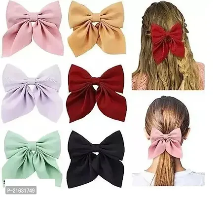 new look hair bow rudra uma fashion hair clip Girls Women pack of 6