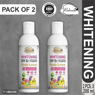 Whitening body lotionon  SPF15+ Skin Lighten and brightening cream (200 ml.) Pack Of 2-thumb0