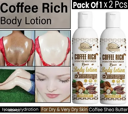 Coffee Rich Hydration Moisturizer Body Lotion with coffee and Shea Butter   (100 ML)   Pack of 2-thumb0