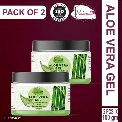 Natural Aloe Vera Gel 92%Moisturizer Gel Cream Acne Blackheads Treatment For Skin Repair Shrink Pores Sleep Mask SkinCare&nbsp;&nbsp;(100 g) pack of 2-thumb0