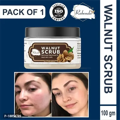 Walnut Natural Tan Removal Scrub For Smooth And Brightener Skin Scrub&nbsp;&nbsp;(100 g) pack of 1-thumb0