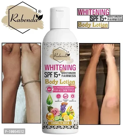 Whitening Body Lotion On SPF15+ Skin Lighten and Brightening Body Lotion Cream (100 Ml) Pack Of 1 Lotion and Creams-thumb0