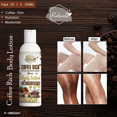 Coffee Rich Hydration Moisturizer Body Lotion with coffee and Shea Butter   (100 ML)   Pack of 1