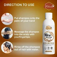 RabendaRice Water Hair Shampoo Helps for Hair Grow Long, Damage Hair, Hairfall Control, Enriched with  Argan, Paraben Free and Sulphate Free, Hair Shampoo, Suitable for All Hair Types  (200 ml) Pack Of 2-thumb3