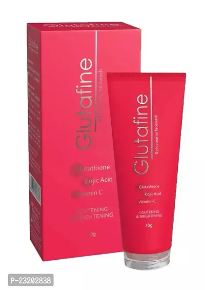 Glutafine Rich Creamy Facewash For Lightening And Brightening 70G