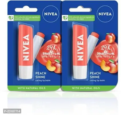 nbsp;Peach Fruity Shine Lip Balm Peach Pack of 2