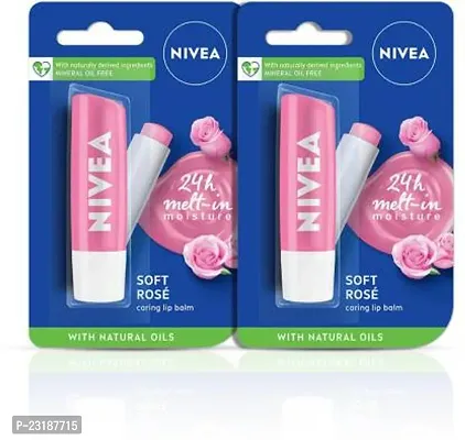 Soft Rose Lip Care Balm Rose Pack of 2