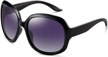 Black Oval Sunglass For Girls/Women-thumb1