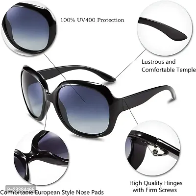 Black Oval Sunglass For Girls/Women-thumb4