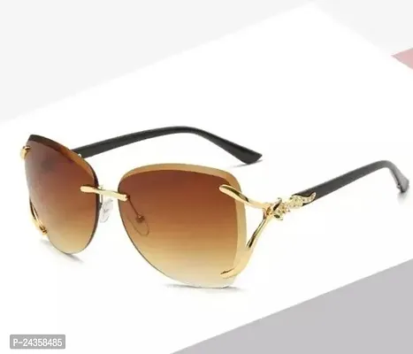 Sunglasses Women Men Fashion Design Retro Cutting Lens Gradient Sun Glasses Female UV400 Goggles Rim less Sunglass