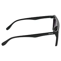 UV PROTECTIVE Rectangular Unisex Sunglasses (SUN-068-BLK)-thumb2