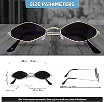 UV Protected Cat Eye Diamond Cut Sunglass, Goggles inspired from Priyanka Chopra Sunglasses for Women's-thumb2