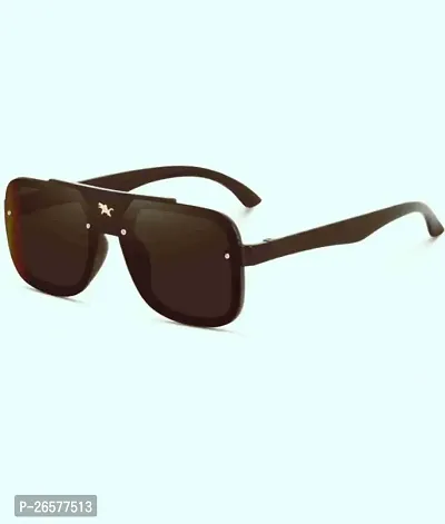 Latest Stylish Sunglasses For Men  Women, Square Sunglasses, (Brown)