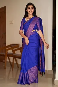 Stylish Women Art Silk Saree with Blouse piece-thumb1