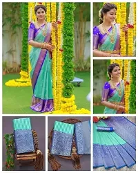 Stylish Women Kosa Silk Saree with Blouse piece-thumb2