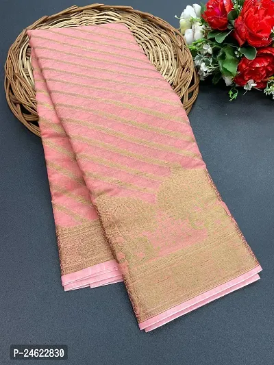 Stylish Women Cotton Silk Saree with Blouse piece