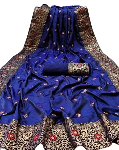 Classic Art Silk Saree with Blouse piece for Women