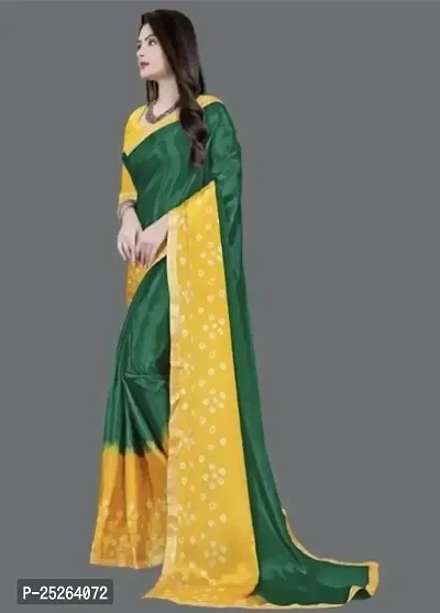 Georgette Printed Saree With Blouse Piece