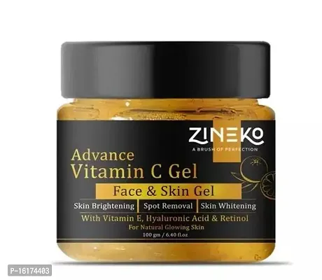 Zineko Vitamin C Light Moisturizer Face Gel for Daily Use, Oil-Free, Fast Absorbing, Deep Nourishment