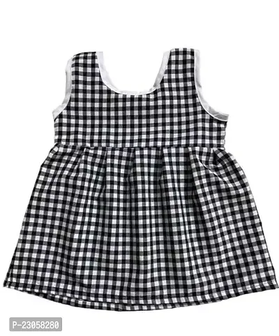 Fabulous Black Cotton Blend  Frocks For Girls-thumb0