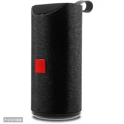 Stylish Black Portable Bluetooth Speaker With Super Bass Compatible With Android, iOS And Windows-thumb0