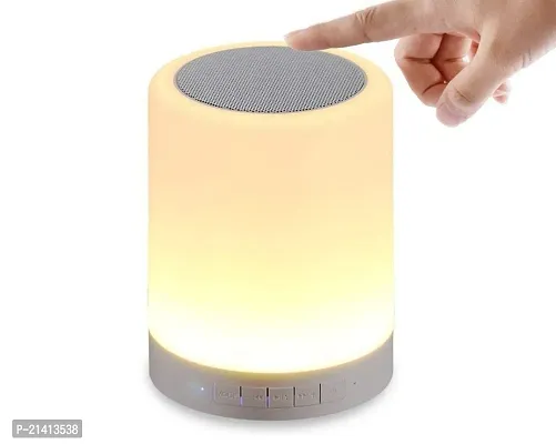 Stylish Peach Portable Bluetooth Speaker With Super Bass Compatible With Android, iOS And Windows-thumb0