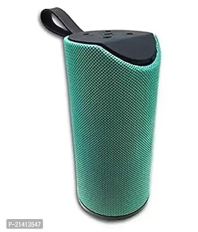 Stylish Green Portable Bluetooth Speaker With Super Bass Compatible With Android, iOS And Windows-thumb0