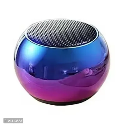 Stylish Multicoloured Portable Bluetooth Speaker With Super Bass Compatible With Android, iOS And Windows-thumb0