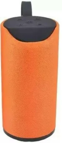 Stylish Orange Portable Bluetooth Speaker With Super Bass Compatible With Android, iOS And Windows