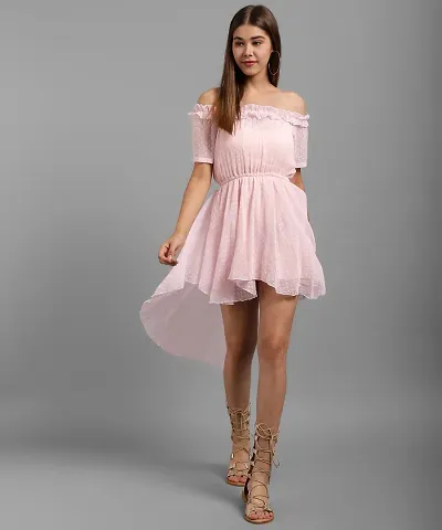 Solid Trendy Dresses