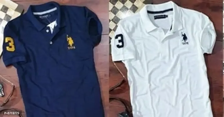 Trendy Combo of 2  Polo T-Shirts for Men