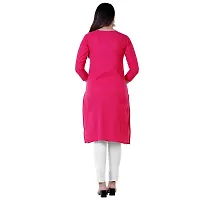 P PRIYA FASHION Beautiful Embroidered Cotton Kurta for Women-thumb1